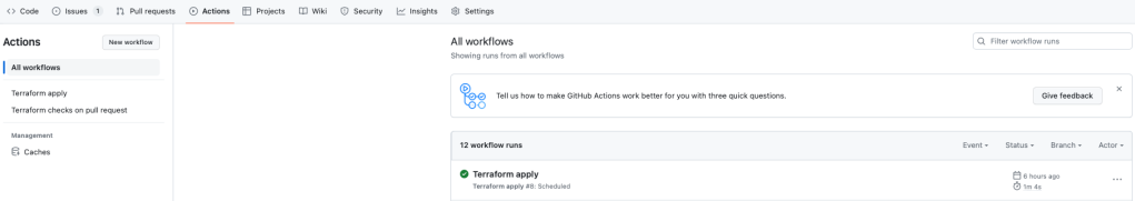 GitHub ruleset branches and tags configuration